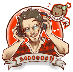 woosome:  Congratulations markiplier for 5 million subscribers