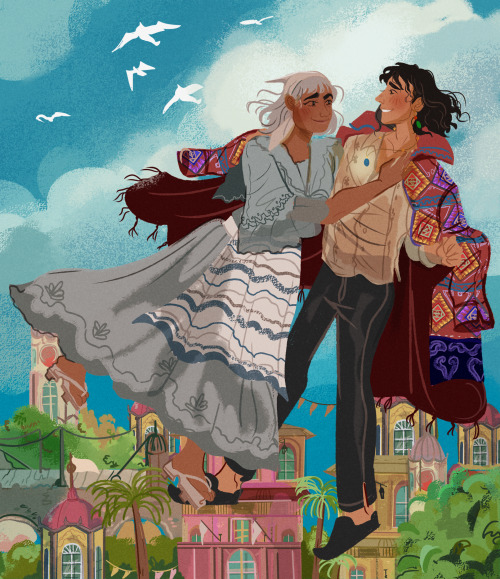 littlestpersimmon:   The promise of the world, Howl and Sophie