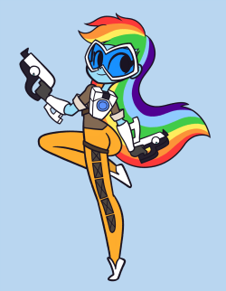 khuzangsketch: “Poni-watch - Rainbow Tracer”  Title name