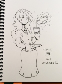 callmepo:Witchtober day 22: Diana Cavendish from Little Witch