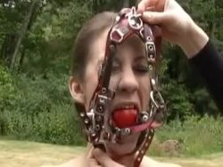 tube-bdsm:  Caged naked outdoorsWatch it here