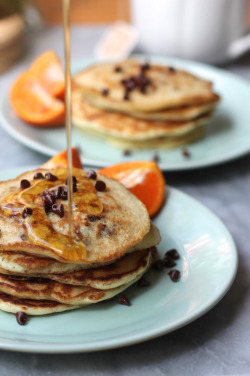 foodsforus:  Orange Almond Pancakes  