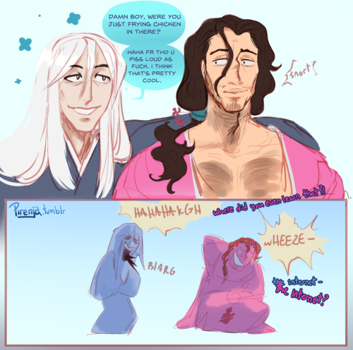 pirenja:old man discovers memes, immediately harasses bf with