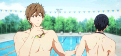 cutiebobo:  Look at how strong Makoto is just by holding Haru