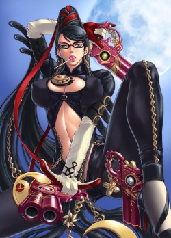 superheropornpics:  Sexy Bayonetta pinup. Visit me on Facebook