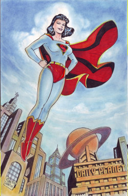 thehappysorceress:  Lois Lane as Superwoman by Rodel Martin