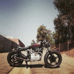 My buddy @mrmansonff has his 79 Honda CX500 FOR SALE! Contact