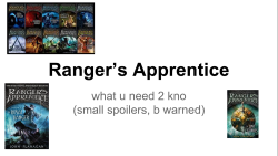 ranger-corps:  ranger-will-treaty:  Ranger’s Apprentice by