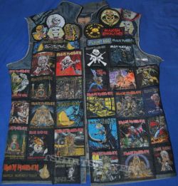 metal-battle-jacket:  Up the irons!  Goals! Holy shit that somewhere