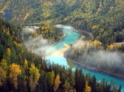 awesomeagu:  Lake Kanas , China