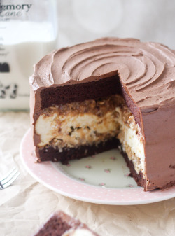 do-not-touch-my-food:  German Chocolate Cheesecake  Looks oh