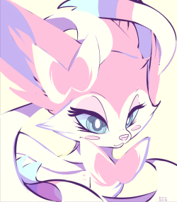 dinocasino:I didn’t like the first sylveon so i redrew it and