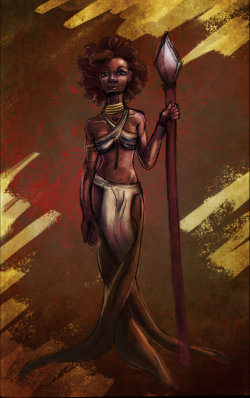 fyblackwomenart:  African Roots by weird-enough-ya