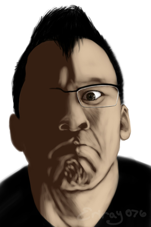 eriray076:  Oh well would you lookie here I wonder who this is xD Trying to finish that sketch I did of Mark, it’s going pretty well, so far, I’d say :3 Probably won’t be long ‘till it’s done!~ Just thought I’d post this process in case I