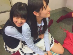 jisedai48:[NMB48 Kenkyuusei] Iwata Momoka, Kojima Karin (07/06)