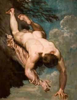 didoofcarthage:  Manlius Hurled from the Rock by William Etty