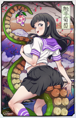 studiocutepet:  Tentacle GrapeHere’s cute school-girl Murasaki