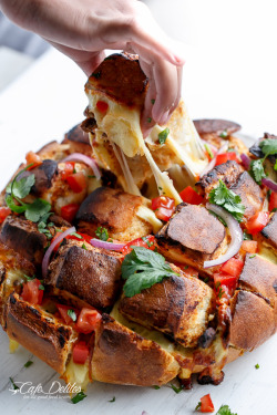 do-not-touch-my-food:  Carne Asada Chipotle Pull Apart Bread