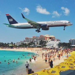 instagram:  Capturing the Airplanes of St. Maarten’s Maho Beach