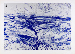 vjeranski:  Brett Whiteley The divided unity (1974) silkscreen