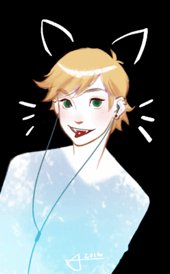 lucidorange:  I have a seriously need of Adrien with piercings…@_@’