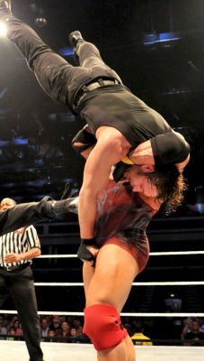 sexywrestling:  what are you grabbing dean?