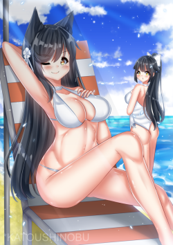 katou-shinobu:Atago & Takao  …………………….Follow