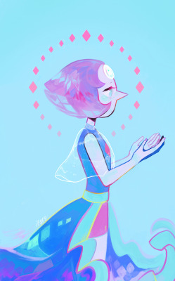 ieafy:  Experimenting with painting with Pearl    ♦ 