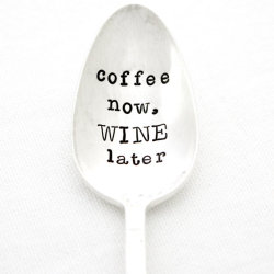 yourcoffeeguru:  Stamped Spoon //   MilkandHoneyLuxuries  