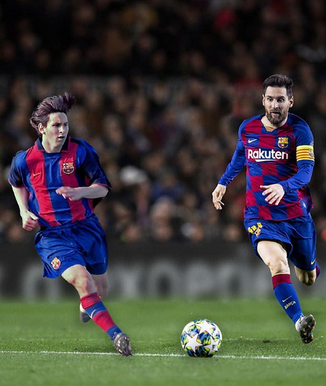 thegirlwholikesfootball:  Today 20 years ago Leo Messi arrived