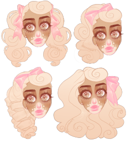 petitepasserine:  passerineart:  Coco Bun wears her hair differently