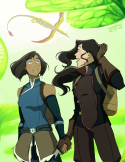sherbies:    Some previews for the Korra comics popped up yesterday