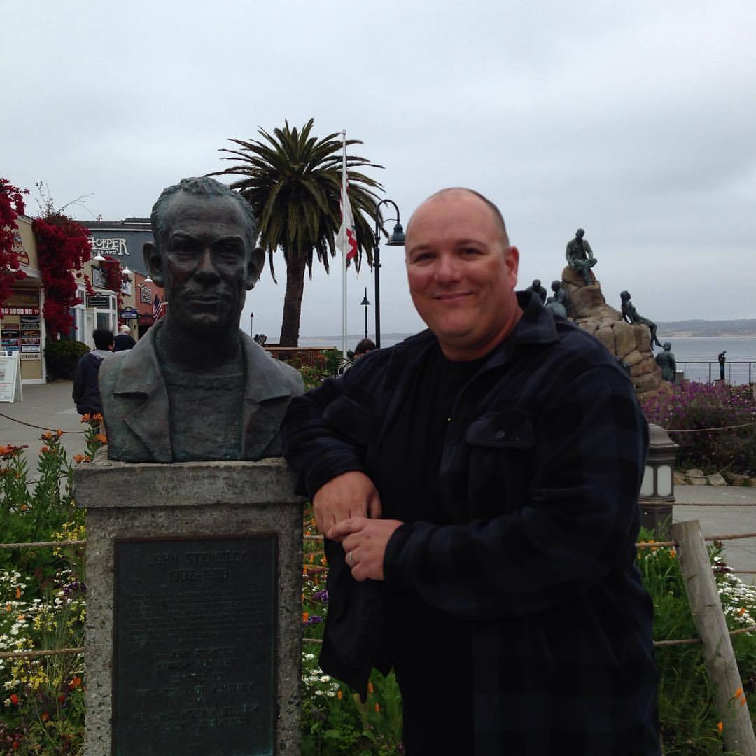 <p>Ok nerd time. My favorite author since childhood has been Steinbeck. So when in California it was inevitable that I stay some time in cannery row in Monterey.  (at Cannery Row)</p>