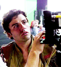 avengurs:  Oscar Isaac behind the scenes of ‘Star Wars: The