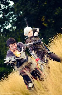 acoustica-photography:  Cosplay: Hawke & FenrisGame: Dragon