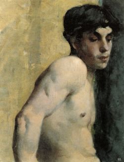 19thcenturyboyfriend:  Study of a youth (1882), Helene Schjerfbeck