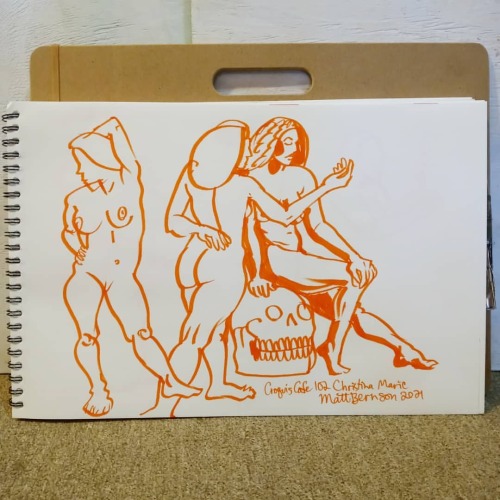 Figure drawing!  Did some sessions from Croquis Cafe 102, Christina