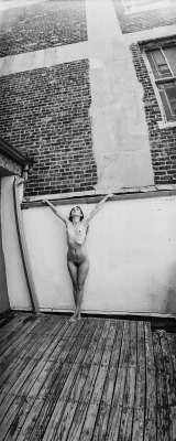 dordospeaks:standing nude against the wall (variation one), 2014