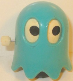 vintagetoyarchive:   TOMY: 1982 Pac-Man INKY Blue Ghost Wind-Up