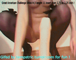 coolskorpi76:  tempstric:Chicks ride one of the biggest dildo