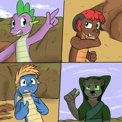  (page 23) Spike was still going to help in any way he can, so