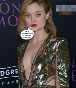 starprivate:  Bella Heathcote does deep cleavage  Maybe one