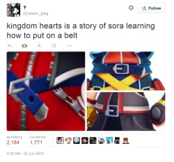 obvious-humor:  kingdom hearts is a story of sora learning how