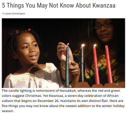 lifesustainingmeasures: lagonegirl:  1. Kwanzaa is less than