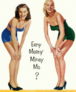 rogerwilkerson:  Eeny Meeny Miney Mo?  Detail from 1951 Edgeworth