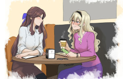 ticcytx: pls check you my friend fic about kuromaya coffee shop