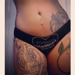 aybabymidnight:  No thigh gap here. These panties are super comfortable,