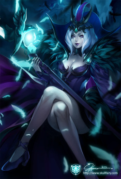 ippus:  LoL: Ravenborn Leblanc by ippus  