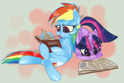 twidashlove:Totally cool together. Reading Session by 8-Xenon-8