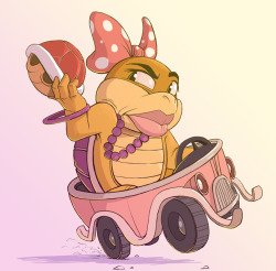 davearmstrongart: Koopa Kid Sketch #5: Wendy Koopa   She’s